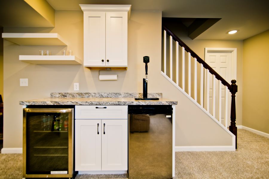 Basement Bar Marinich Builders