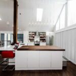 Fayetteville NY Kitchen Remodel with walls removed and large island contemporary fowler home remodel