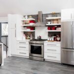 Fayetteville NY Kitchen Remodel with walls removed and large island contemporary fowler home remodel