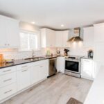 Manlius NY kitchen remodel with wall removed to create an open kitchen with large island