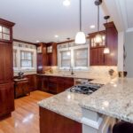 Kitchen Remodel University Area Syracuse Removed wall modernize layout with warm traditional finishes