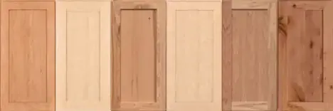 Marinich Builders Wood Species Cabinets